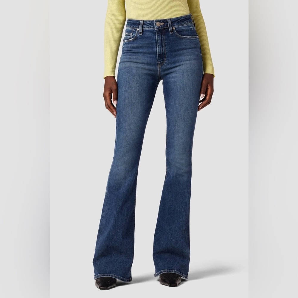 Hudson Holly High-Rise Flare Jeans, size 24